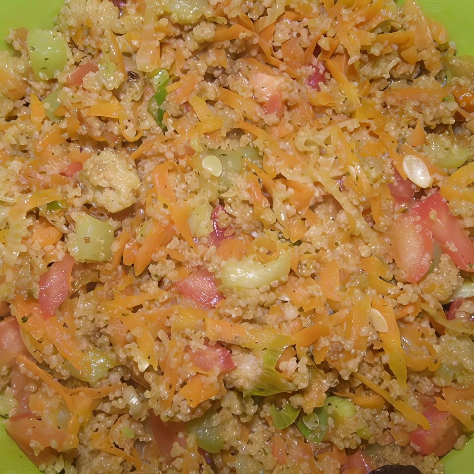 Салат из кускуса и овощей