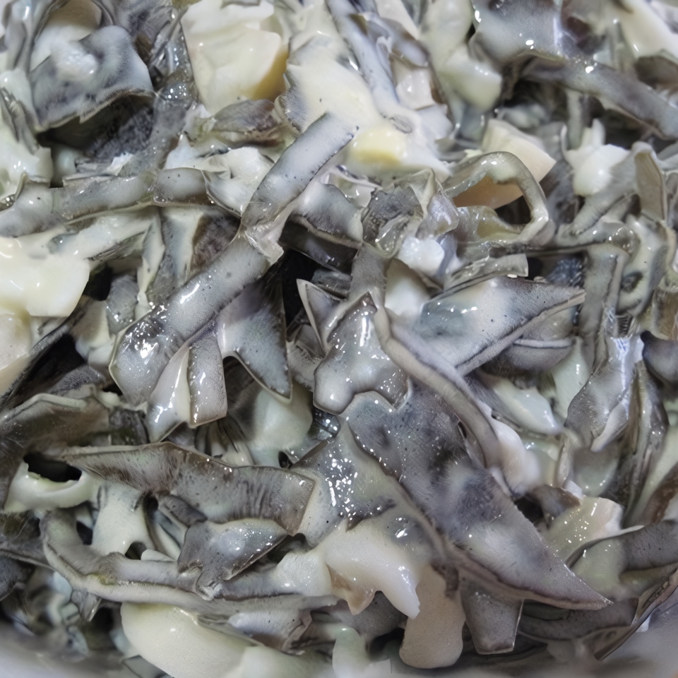 Салат с морской капустой и майонезом