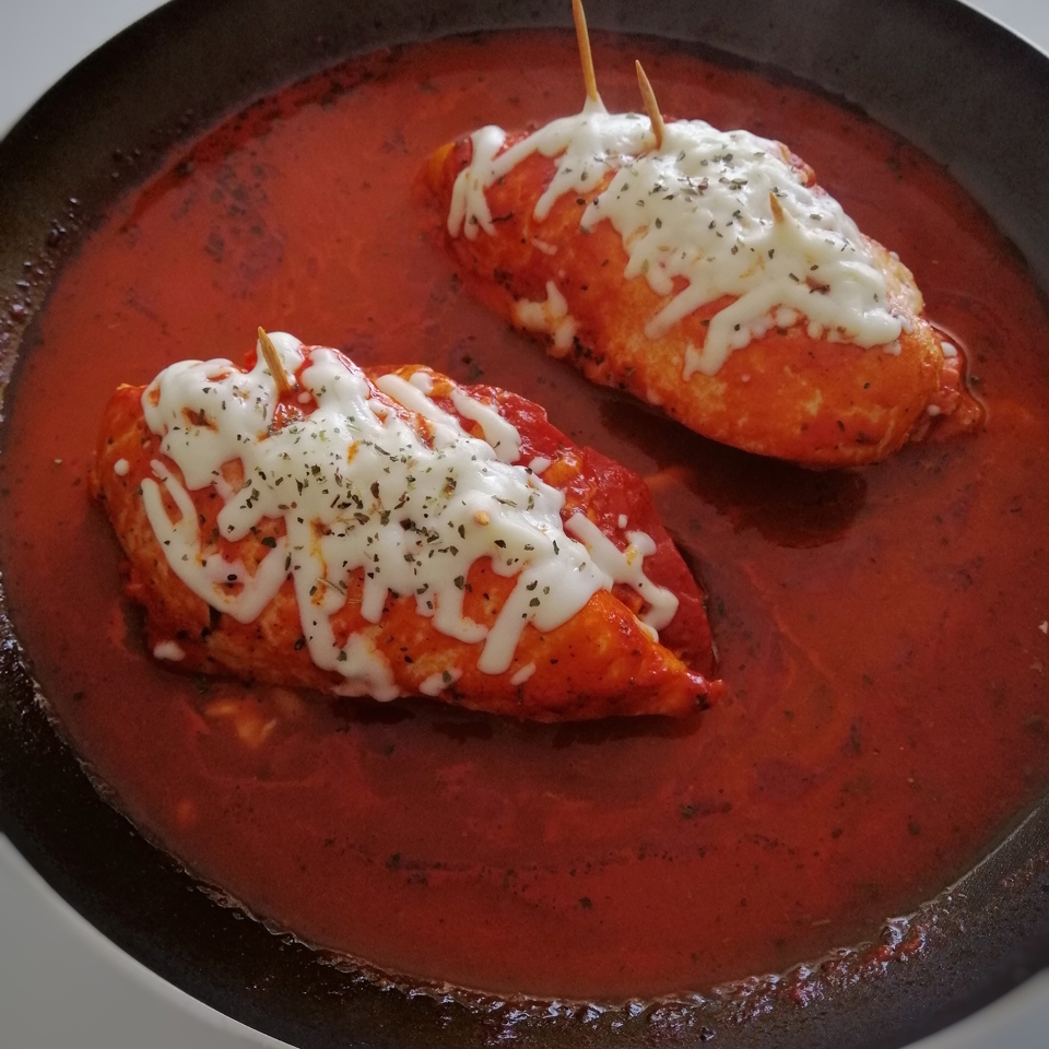 Сочная фаршированная курица