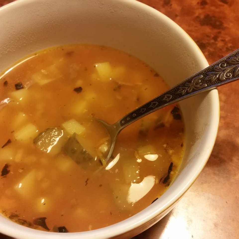 Солянка с тушенкой