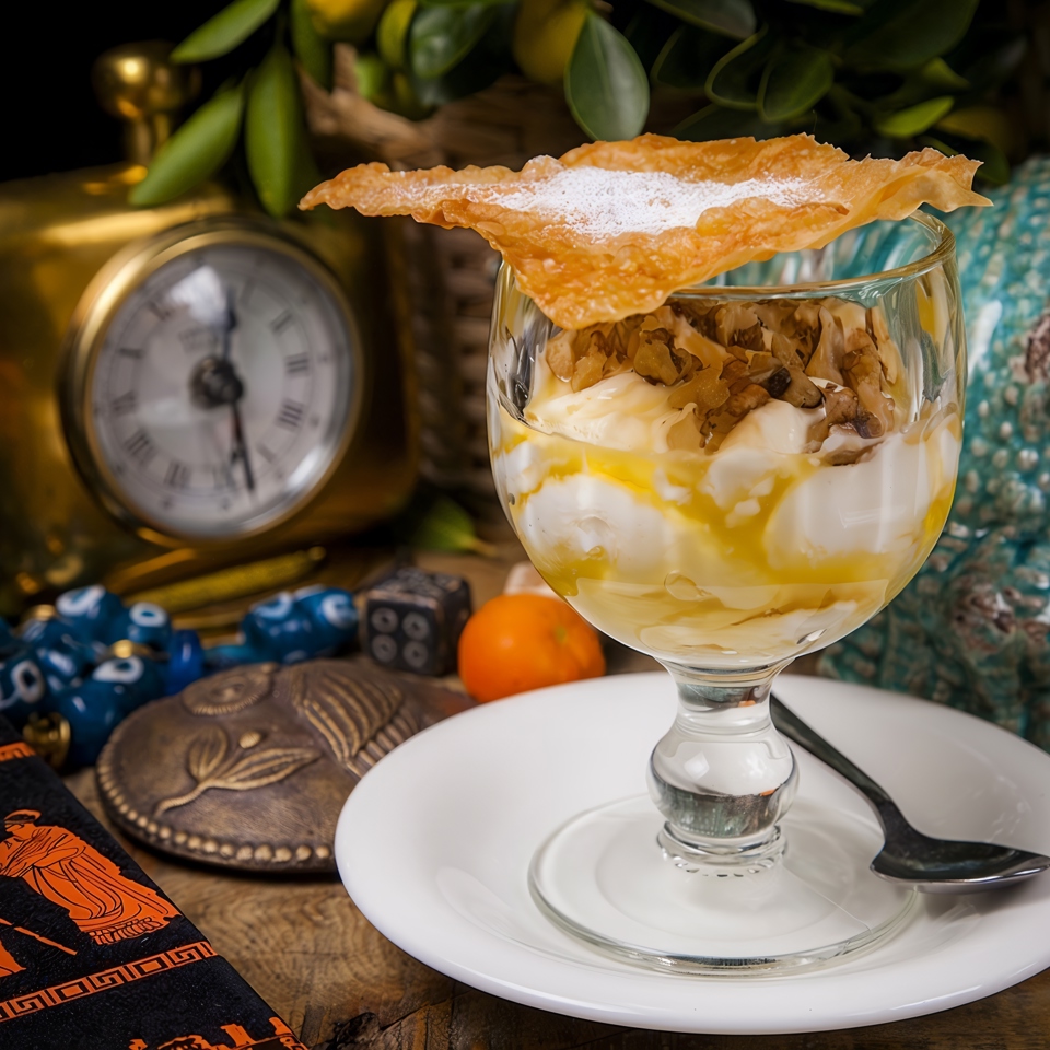 Спитико Яурти (йогурт с медом и грецкими орехами)