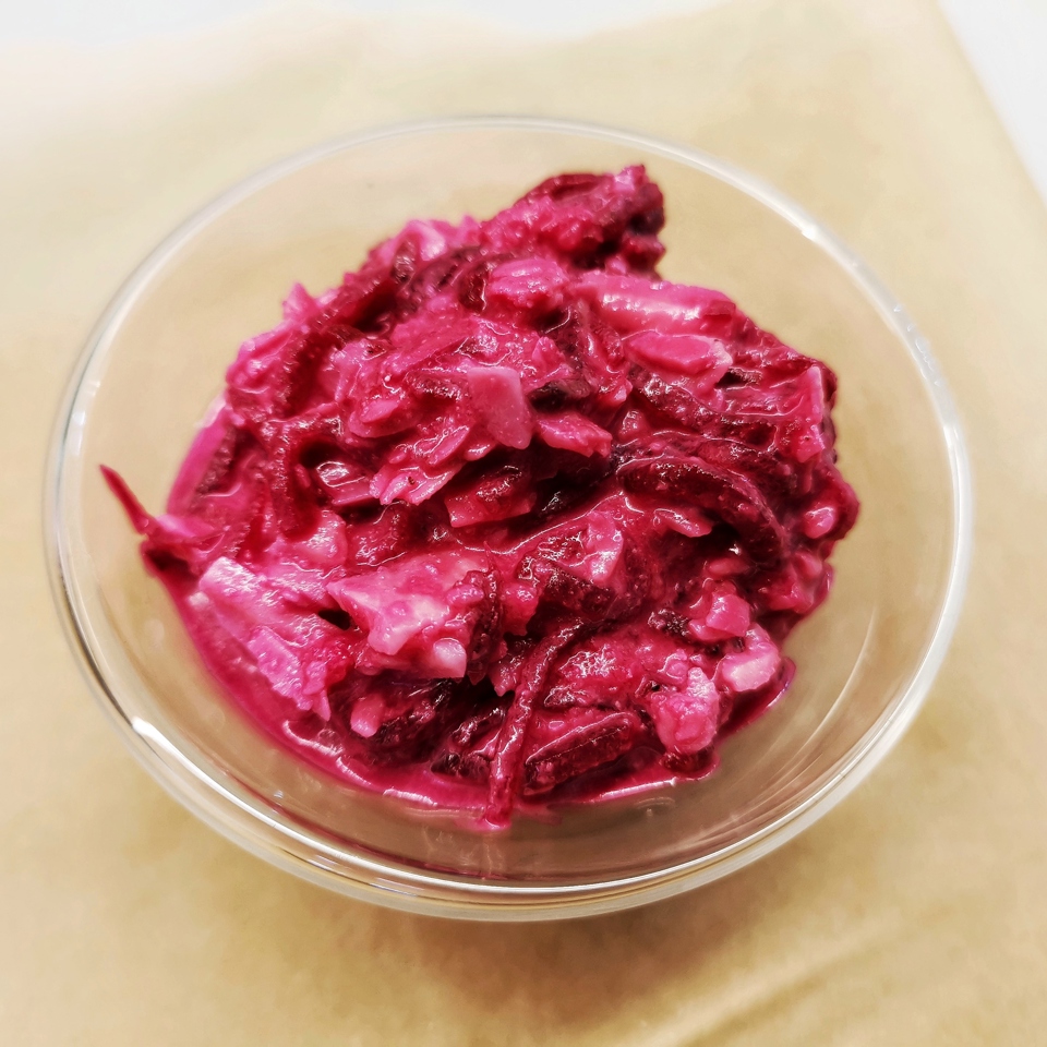 Свекольный салат с сыром