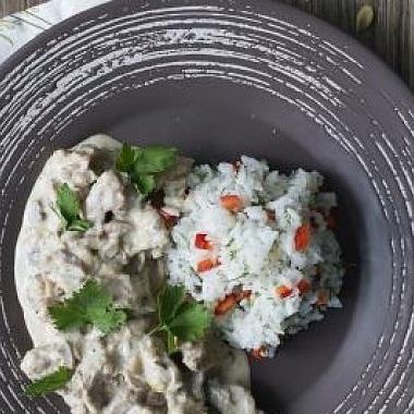 Свинина со сливками в мультиварке