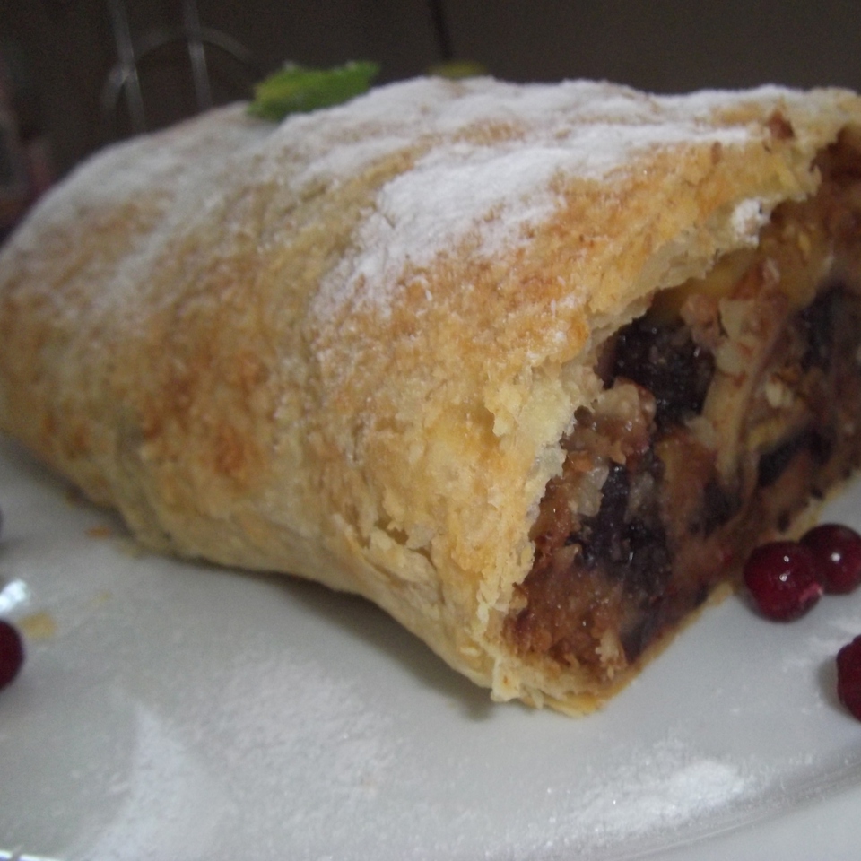 Венский штрудель с яблоками