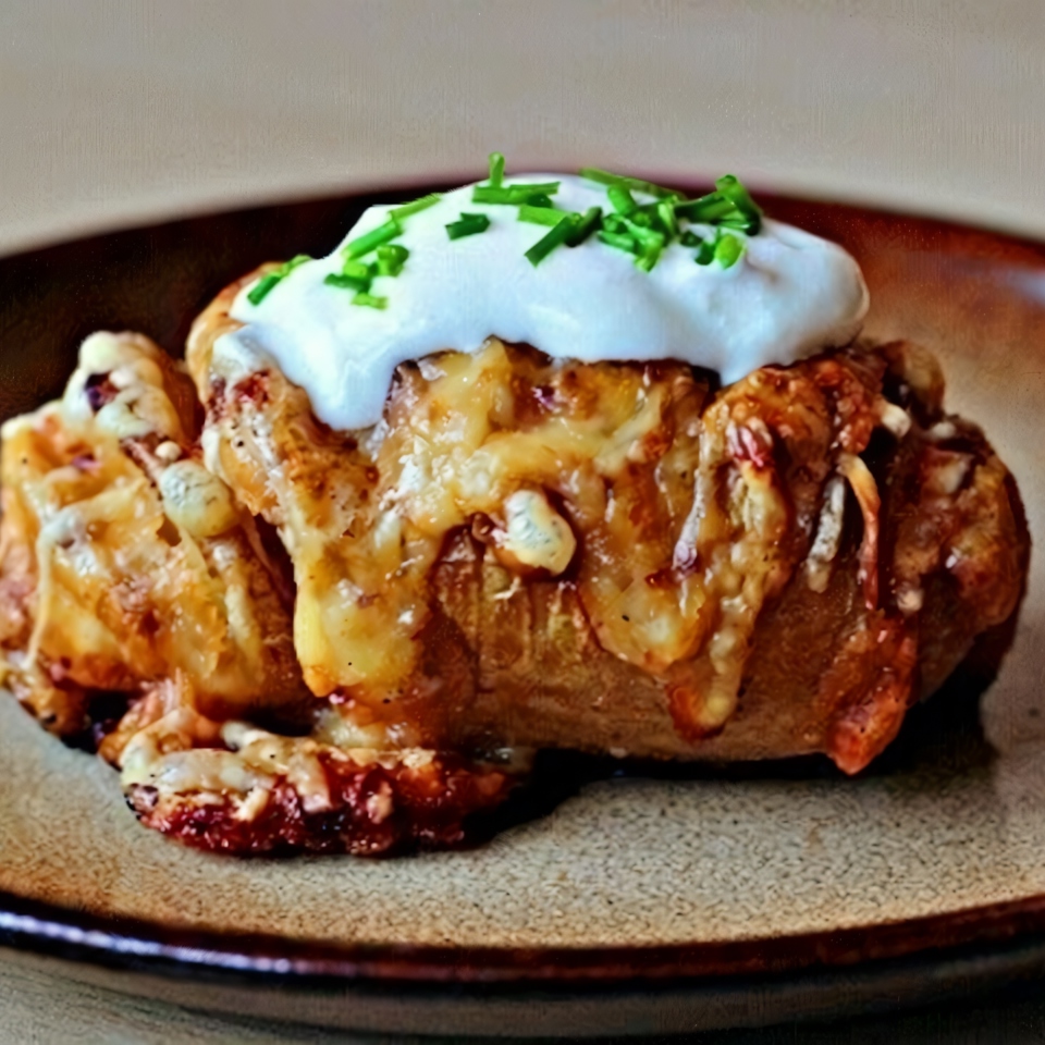 Запеченная картошечка с сыром