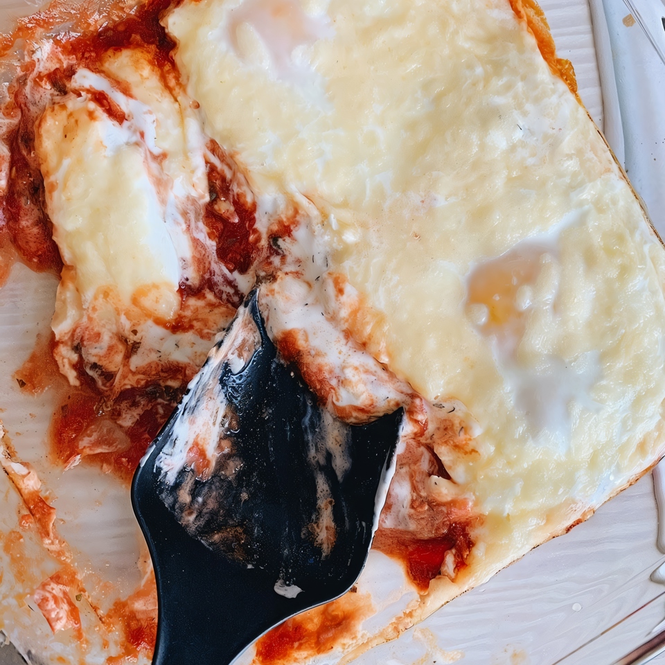 Запеченные яйца с сыром, томатами и базиликом