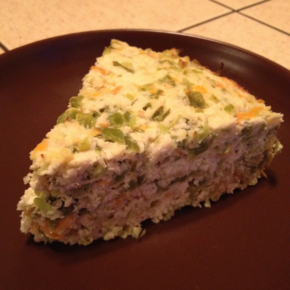 Запеканка с куриным филе, овощами и фасолью