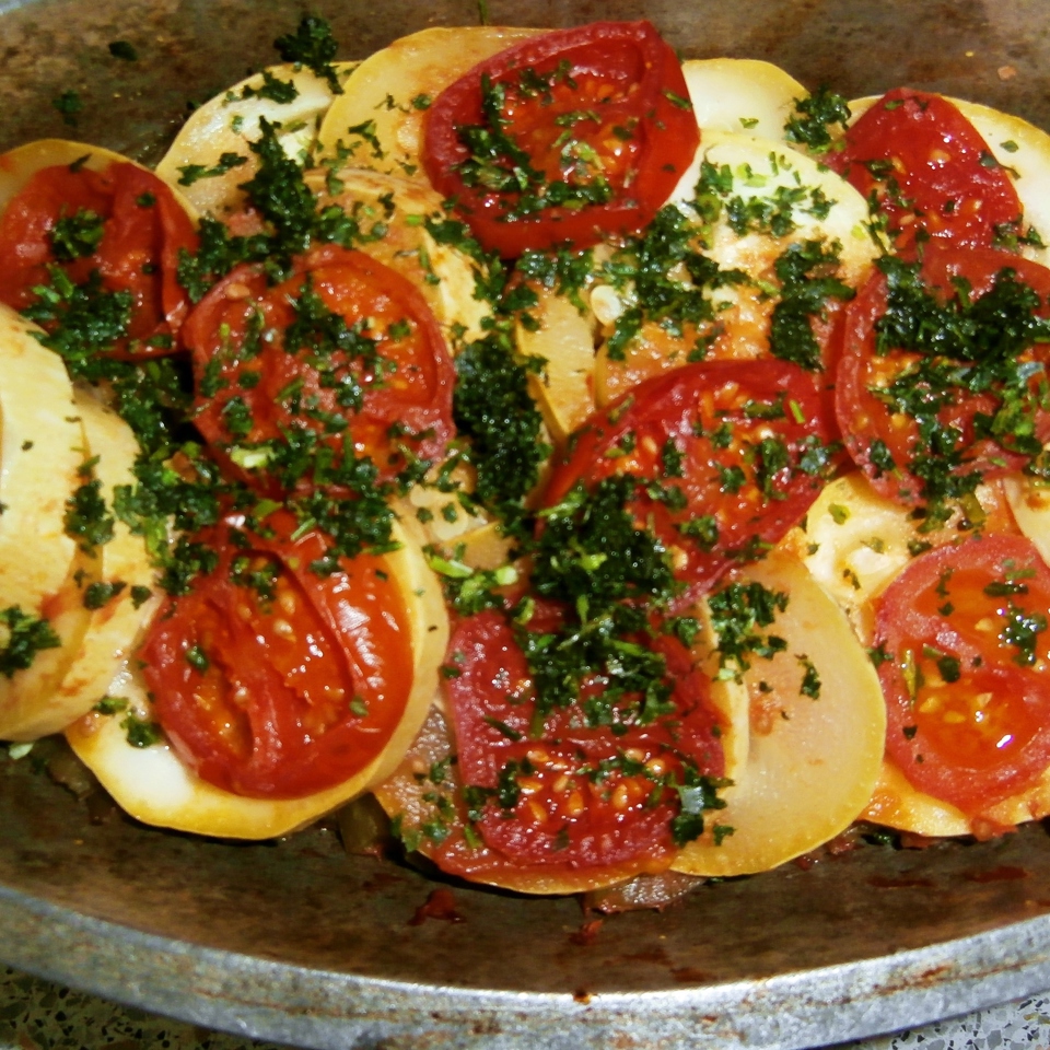 Запеканка с мясом и овощами