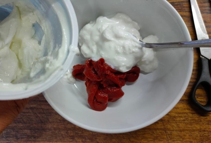 Фото шага рецепта Баклажаны с помидором и сыром запеченные в духовке 176363 шаг 8  