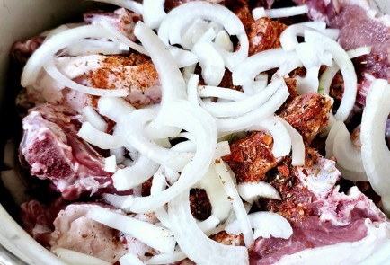 Фото шага рецепта Баранина на сковороде садже 190732 шаг 7  