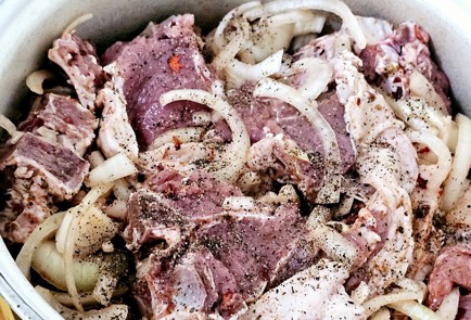 Фото шага рецепта Баранина на сковороде садже 190732 шаг 9  