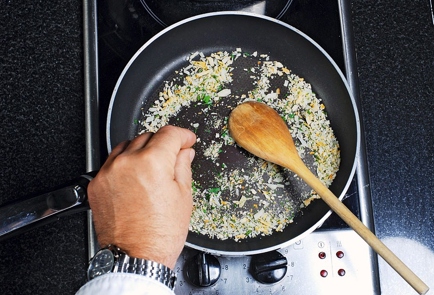 Фото шага рецепта Баветте с мечрыбой маслинами и фенхелем 30402 шаг 1  