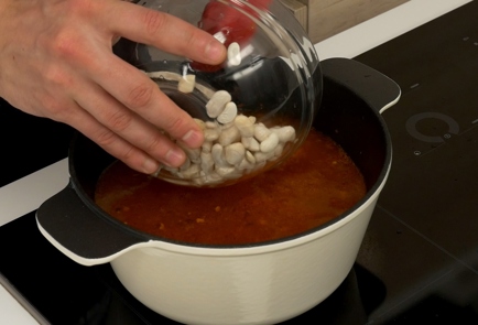 Фото шага рецепта Белая фасоль с белыми грибами 41372 шаг 2  