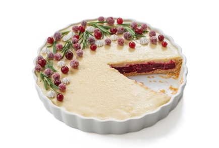 Фото шага рецепта Безглютеновый пирог с клюквой и белым шоколадом 175430 шаг 15  