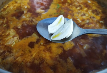 Фото шага рецепта Борщ с пекинской капустой 190737 шаг 10