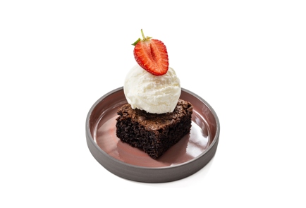 Фото шага рецепта Брауни с шоколадным печеньем 186500 шаг 10  