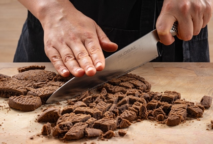 Фото шага рецепта Брауни с шоколадным печеньем 186500 шаг 5  