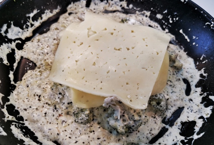 Фото шага рецепта Брокколи с сыром и базиликом 140720 шаг 8  