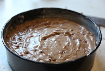 Фото шага рецепта Брусничный кекс с кусочками шоколада 173792 шаг 10  