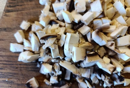 Фото шага рецепта Булгур с овощами и грибами 190831 шаг 5