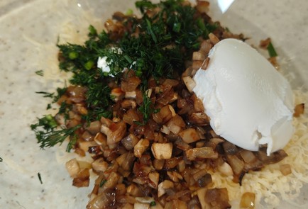 Фото шага рецепта Бутерброды с шампиньонами и сыром 190719 шаг 10