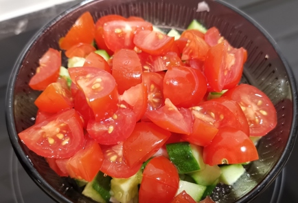 Фото шага рецепта Черноморский овощной салат 152344 шаг 3  