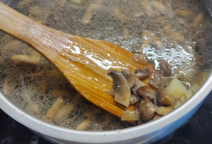 Фото шага рецепта Чешский грибной суп кулайда 176356 шаг 11  