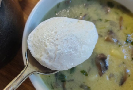 Фото шага рецепта Чешский грибной суп кулайда 176356 шаг 25  