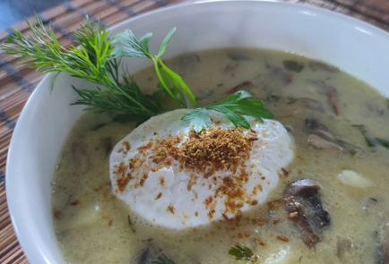 Фото шага рецепта Чешский грибной суп кулайда 176356 шаг 26  