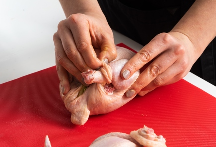 Фото шага рецепта Цыплятакорнишоны фаршированные овощами 151712 шаг 5  