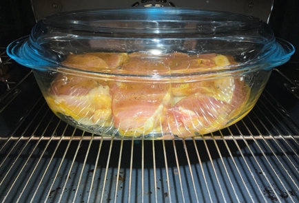 Фото шага рецепта Эскалопы из свинины с картошкой в духовке 173875 шаг 12  