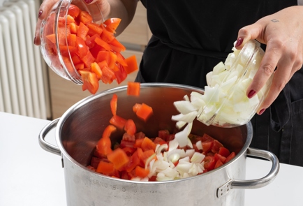 Фото шага рецепта Фасоль с овощами на зиму 174106 шаг 4  