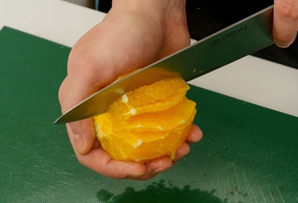 Фото шага рецепта Французский блинный торт с нутеллой и апельсиновой цедрой 114584 шаг 5  