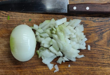 Фото шага рецепта Гарнир из тыквы с луком с куриным филе 174276 шаг 5  