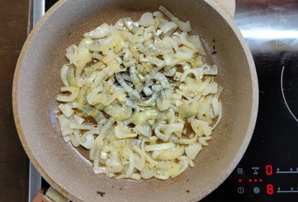 Фото шага рецепта Гарнир из тыквы с луком с куриным филе 174276 шаг 7  
