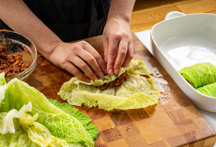 Фото шага рецепта Голубцы болоньезе 190704 шаг 6