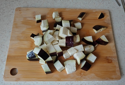 Фото шага рецепта Говядина с баклажанами и черри в духовке 176164 шаг 8  