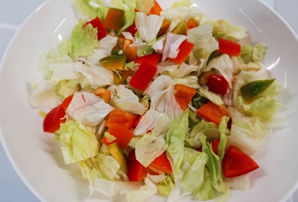 Фото шага рецепта Греческий салат с халапеньо 175522 шаг 3  