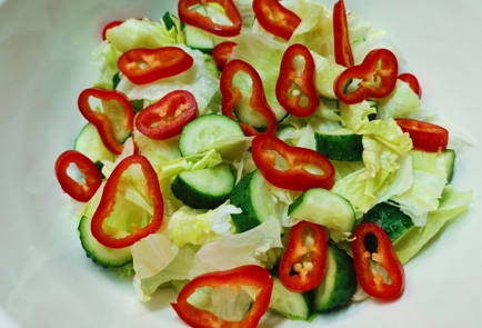 Фото шага рецепта Греческий салат с рамиро 175520 шаг 5  