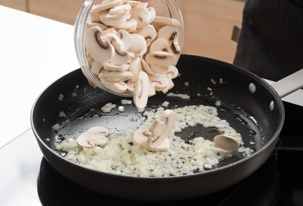Гречка с грибами на сковороде | Пошаговый рецепт с фото