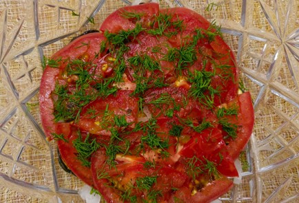 Фото шага рецепта Холодный салат из кабачков и помидоров 186747 шаг 10  