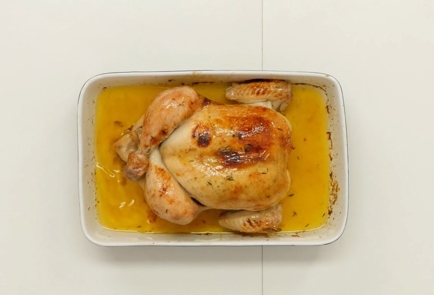 Фото шага рецепта Идеальная запеченная курица 126117 шаг 9  