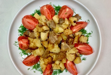 Фото шага рецепта Индейка с картошкой и луком запеченная в духовке 173859 шаг 10  