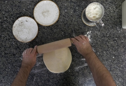 Фото шага рецепта Кабардинский пирог с картофелем дэлен 151984 шаг 13  