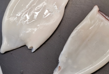 Фото шага рецепта Фаршированные кальмары творожным сыром и грибами 152834 шаг 4  