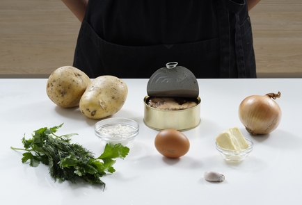 Фото шага рецепта Картофельные зразы с печенью трески 153084 шаг 1  