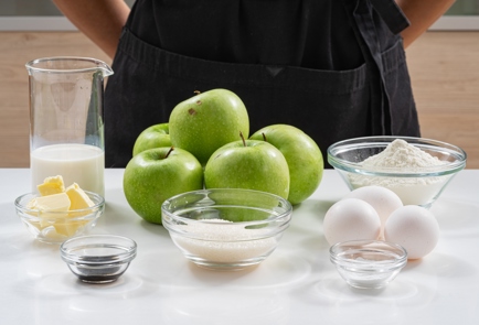 Фото шага рецепта Кекс с яблоками 174747 шаг 1  