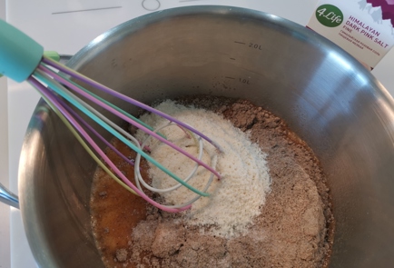 Фото шага рецепта Кетохлеб из льняной и кокосовой муки 186423 шаг 5  