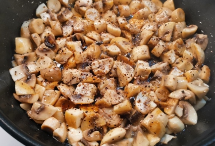 Фото шага рецепта Кетоспагетти с грибами 174870 шаг 5  
