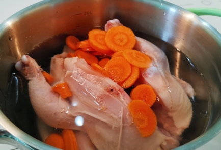 Фото шага рецепта Классический куриный суп 174159 шаг 4  